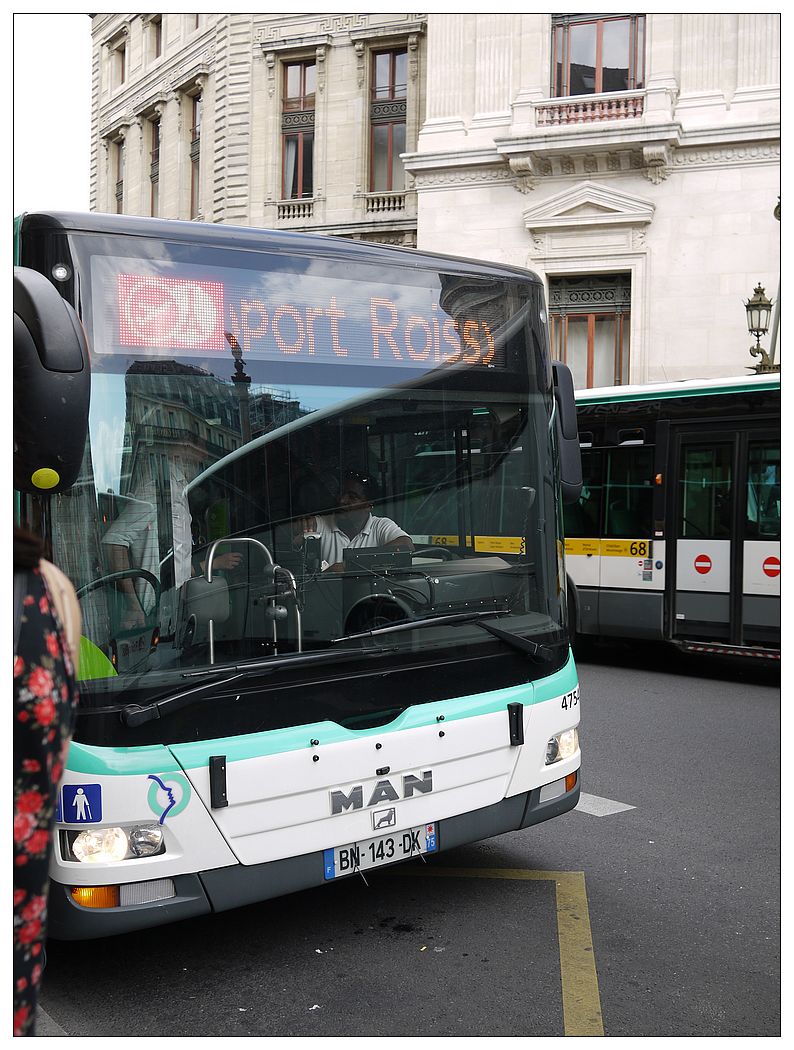 巴黎戴高樂機場巴士ROISSY BUS搭乘｜Opéra歌劇院區住宿最佳使用往來戴高樂機場交通工具