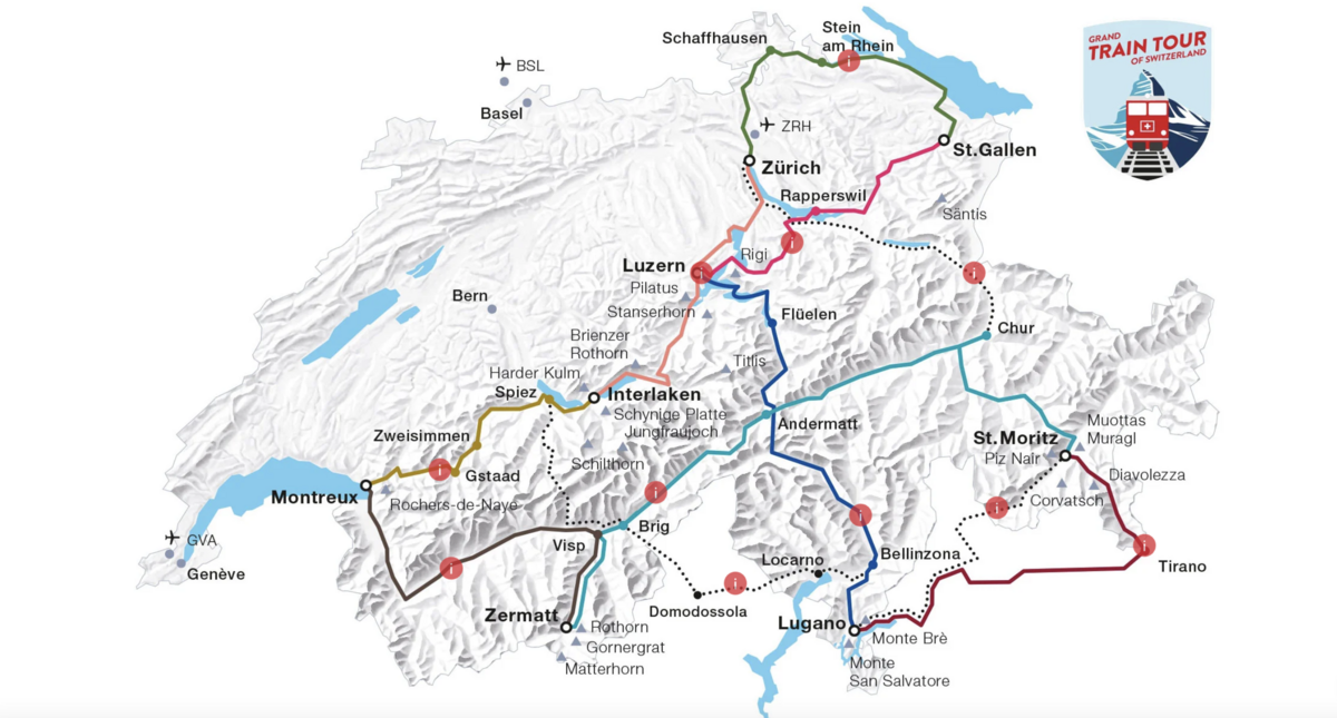 瑞士行程景點推薦｜瑞士自由行怎麼把鐵道全景四大景觀列車、瑞士名峰排進行程？瑞士12日、15日行程安排